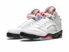 Youth Air Jordan 5 Retro GS “Fire Red Silver Tongue”