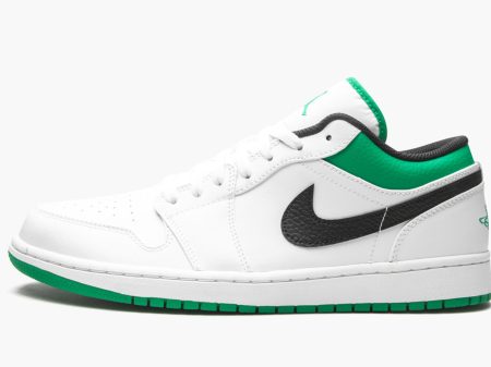 Air Jordan 1 Low White Lucky Green Black