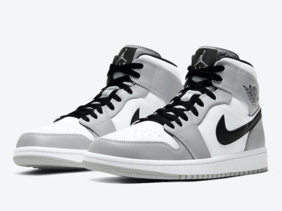 Air Jordan 1 Mid Light Smoke Grey