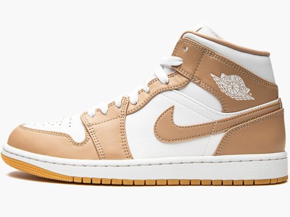 Air Jordan 1 Mid Tan Gum