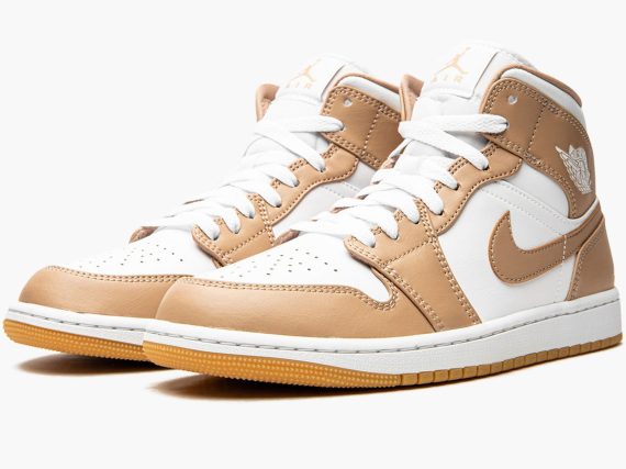 Air Jordan 1 Mid Tan Gum