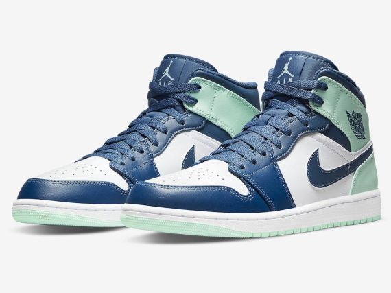Air Jordan 1 Mid Blue Mint