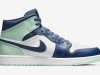 Air Jordan 1 Mid Blue Mint