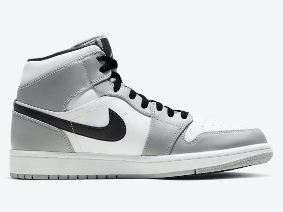 Air Jordan 1 Mid Light Smoke Grey