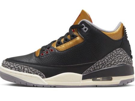 Femmes Air Jordan 3 WMNS Black Gold