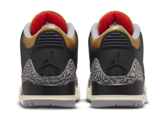 Femmes Air Jordan 3 WMNS Black Gold