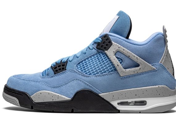 Air Jordans 4 Retro 'University Blue'