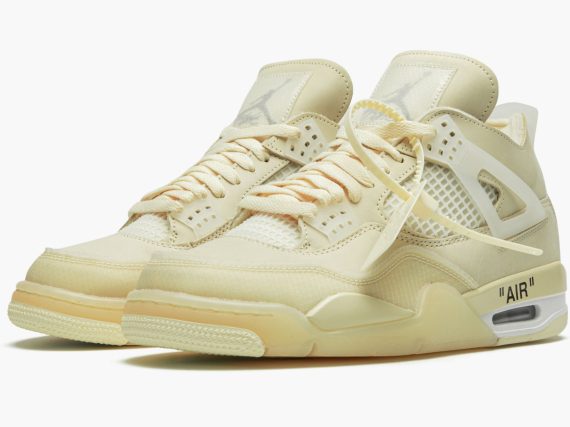 Air Jordans 4 Sail OW