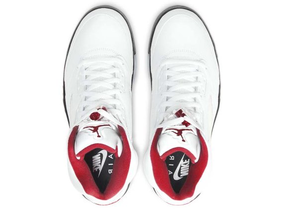 HommesS Air Jordan 5 Retro ‘Fire Red’ 2020