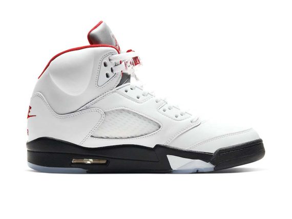 HommesS Air Jordan 5 Retro ‘Fire Red’ 2020