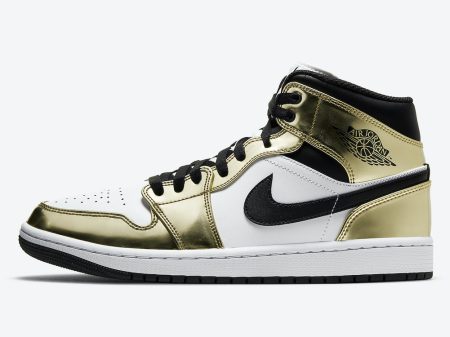 Air Jordan 1 Mid SE Metallic Gold