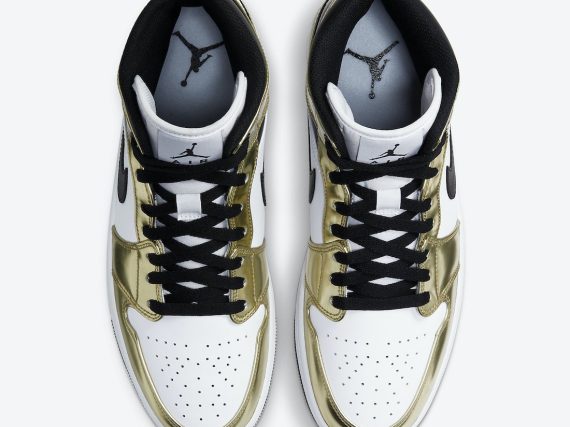 Air Jordan 1 Mid SE Metallic Gold