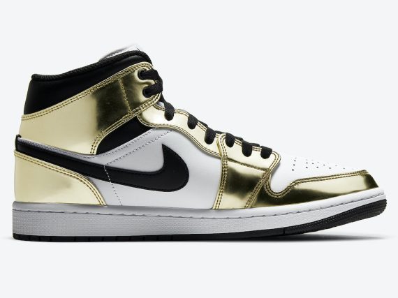 Air Jordan 1 Mid SE Metallic Gold