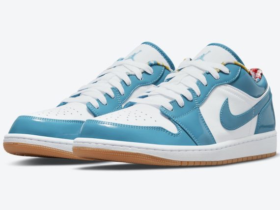 Jordan 1 Low SE Barcelona Cyber Teal