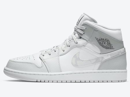 Air Jordan 1 Mid Grey Camo