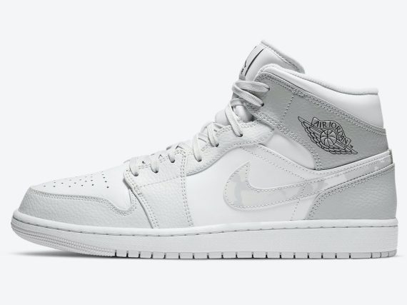 Air Jordan 1 Mid Grey Camo
