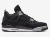 Air Jordan 4 Black Canvas
