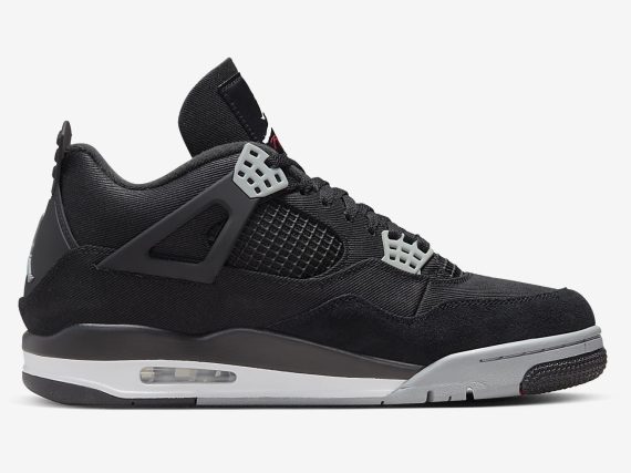 Air Jordan 4 Black Canvas