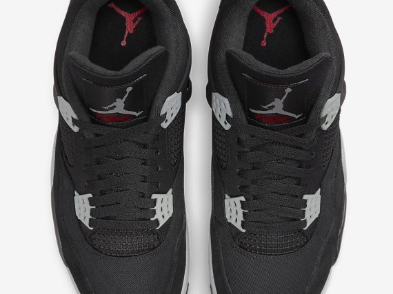 Air Jordan 4 Black Canvas