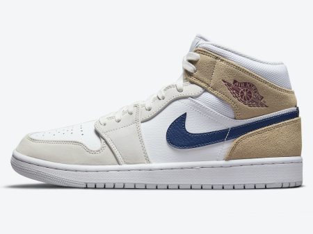 Air Jordan 1 Mid Tan Suede