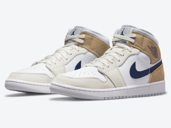 Air Jordan 1 Mid Tan Suede