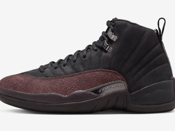 A Ma Mani??re x Air Jordan 12 Black Burgundy Crush