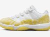 Air Jordan 11 Low WMNS Yellow Snakeskin