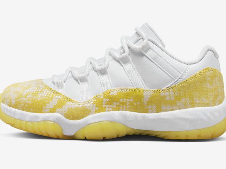 Air Jordan 11 Low WMNS Yellow Snakeskin