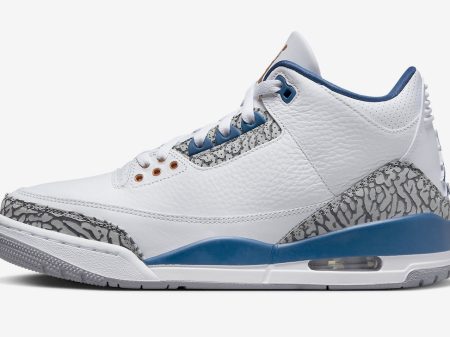 Air Jordan 3 Wizards White True Blue