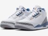 Air Jordan 3 Wizards White True Blue