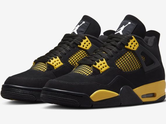 Air Jordan 4 Thunder 2023 Black/Tour Yellow
