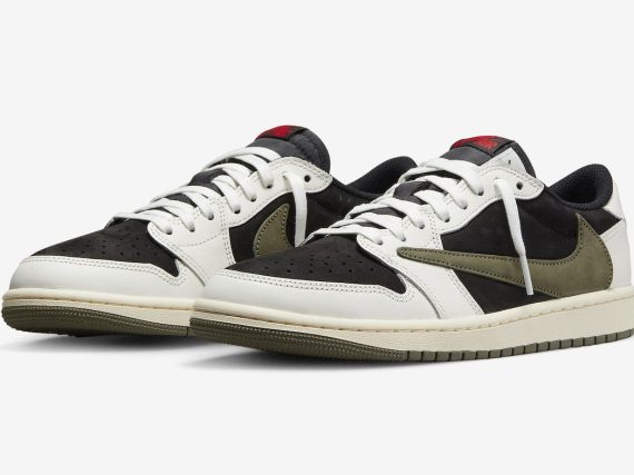 Travis Scott x Air Jordan 1 Low OG Medium Olive