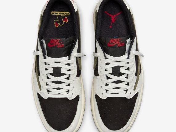 Travis Scott x Air Jordan 1 Low OG Medium Olive