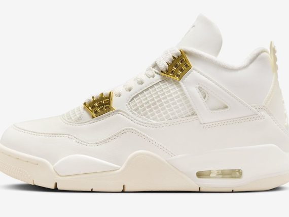 Air Jordan 4 Metallic Gold