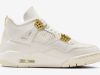 Air Jordan 4 Metallic Gold