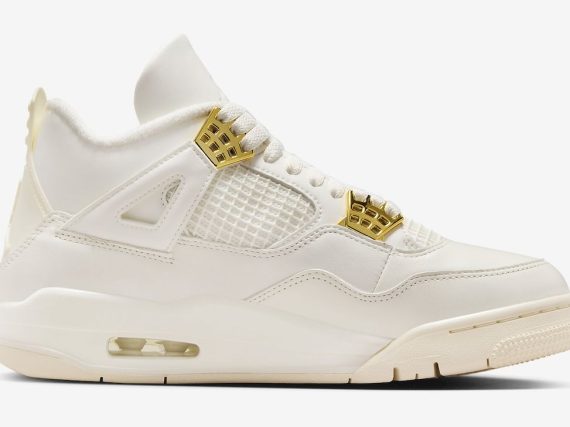 Air Jordan 4 Metallic Gold