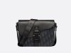 Small Saddle Messenger Bag with Flap
