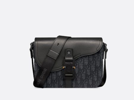 Small Saddle Messenger Bag with Flap