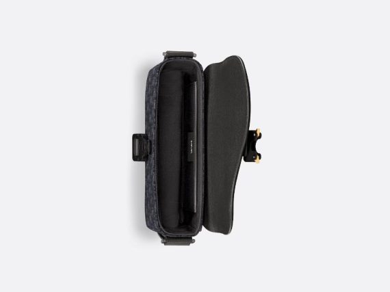 Small Saddle Messenger Bag with Flap