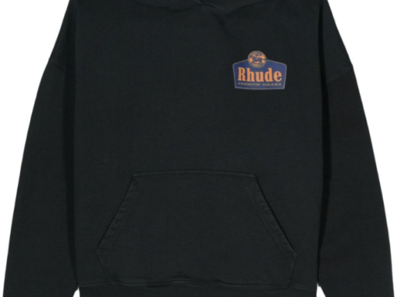 RHUDE Grand CRU Hoodie Black