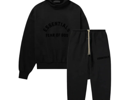Fear of God Essentials Tracksuit 'Jet Black'