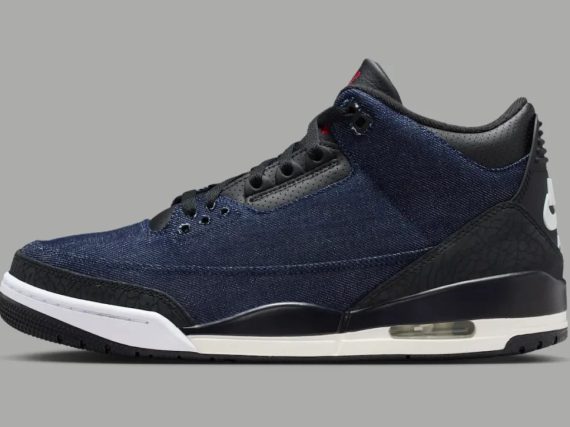 Levi's x Air Jordan 3 Raw Indigo Denim
