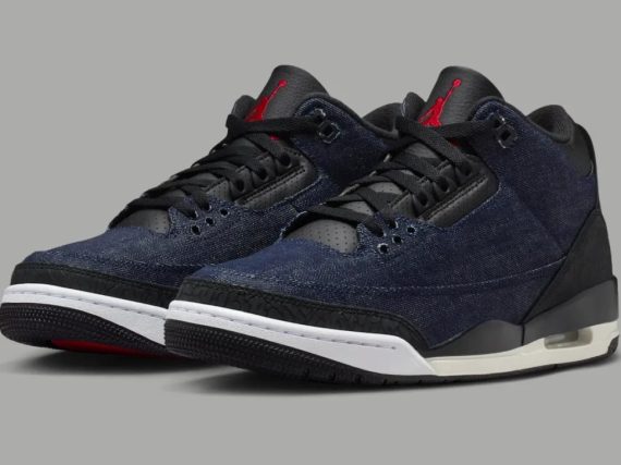 Levi's x Air Jordan 3 Raw Indigo Denim