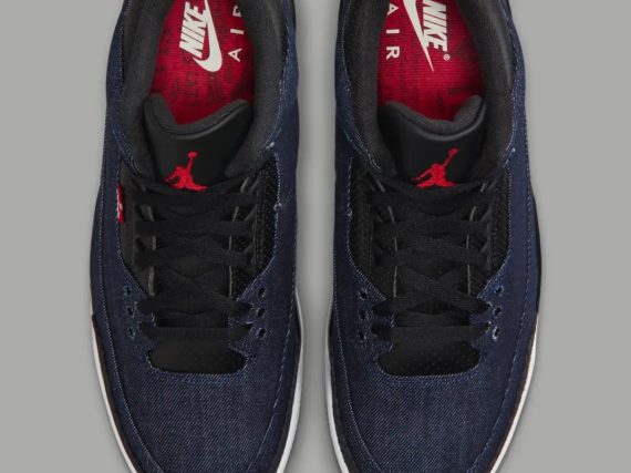 Levi's x Air Jordan 3 Raw Indigo Denim