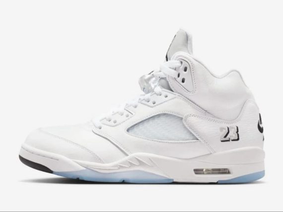Air Jordan 5 White Metallic