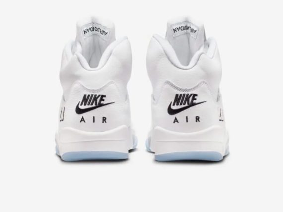 Air Jordan 5 White Metallic